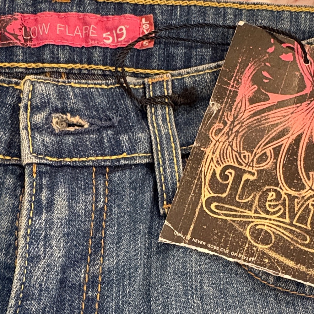 Two piece outfit Levi's Jr. Low Flare Blue Jeans